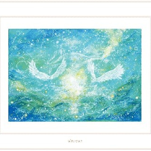 天使の絵ー個人用 絵画 HIDEKI 通販 8365641｜Creema(クリーマ)