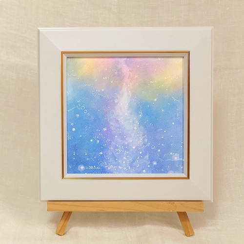 夢』 パステルアート原画 HIDEKIのヒーリングアート 絵画 HIDEKI