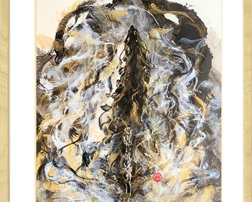 開運絵画 祈祷 龍神画 龍の絵 【大特価セット売り】言霊護符※お守り