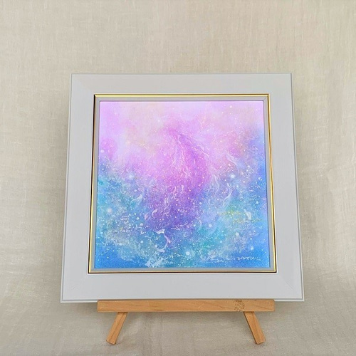 ☆龍神様の絵☆20cm角 オーダーメイドパステルアート 絵画 HIDEKI