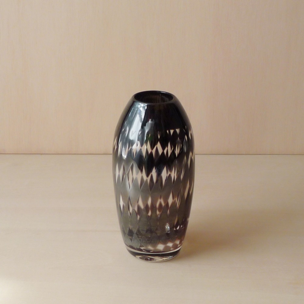 pattern vase　花挿し　市松模様