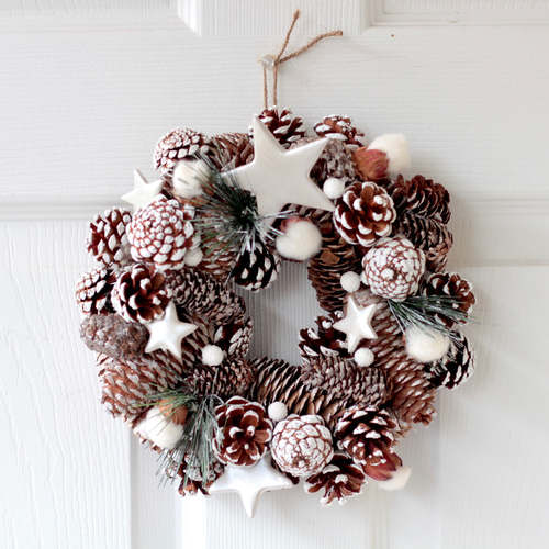 ✳️クリスマスリース、、、、、、松ぼっくりハンドメイド　大 ✳️クリスマスリース、、、、、、松ぼっくりハンドメイド 大