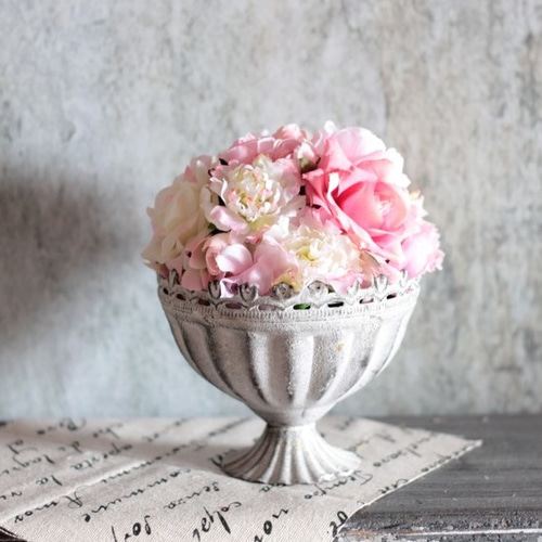 ♢オシャレな花瓶の華やかなフラワーアレンジメント♢お部屋の