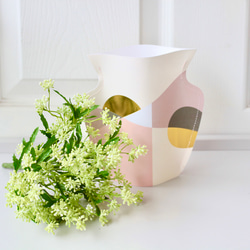 【ペーパーのみ】折りたたみ収納できる紙の花瓶 5枚目の画像