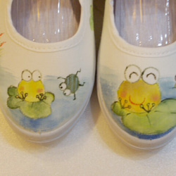 可愛手工彩繪童鞋 可客製 自然系列 第4張的照片