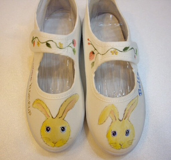 可愛手工彩繪童鞋 可客製 寵物系列 第1張的照片