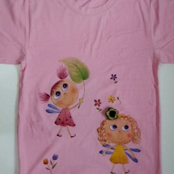 可愛彩繪上衣 T恤 可客製 童趣系列 第2張的照片