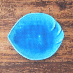 送料無料　トルコ青色の鳥の形の小皿 　2枚セット 1枚目の画像