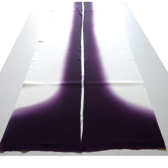 紫ぼかし半幅98（２枚セット） 3枚目の画像