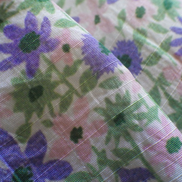 Pink and Purple Flower スカート USAヴィンテージ 4枚目の画像