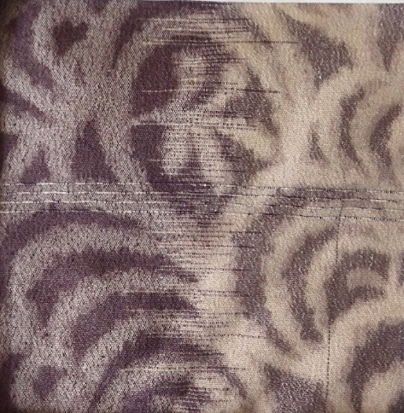 薄紫ボタニカル半纏 3枚目の画像