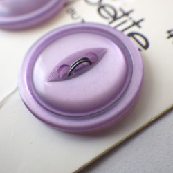 紫19ｍｍ・USAヴィンテージボタン２個セット 1枚目の画像