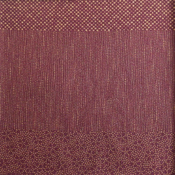 海老茶縞小紋155×19 2枚目の画像