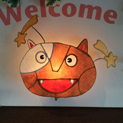 子ども達の描いた絵をあかりに・・らくがきライト（オンライン注文制作） 1枚目の画像