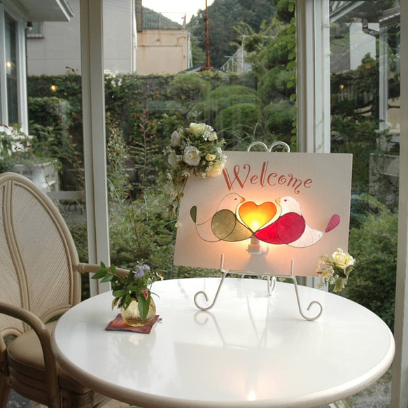 縁の切れないウエルカムボード 1枚目の画像
