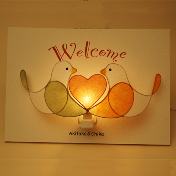 縁の切れないウエルカムボード 2枚目の画像