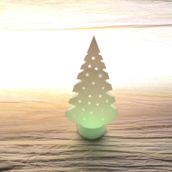 Kazue様オーダー品　小さな光の森（５色セット）プチ・クリスマスツリー（星形穴なし） 5枚目の画像