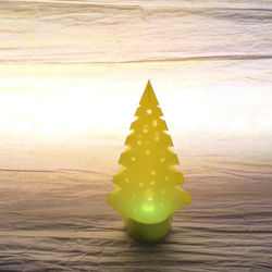 Kazue様オーダー品　小さな光の森（５色セット）プチ・クリスマスツリー（星形穴なし） 8枚目の画像