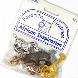 [ff-0220]アフリカの動物　2袋セット 4枚目の画像