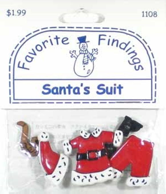 [ff-1108]サンタのスーツ　2袋セット 5枚目の画像