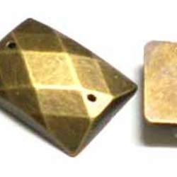 [ff-1389]ゴールドレクタングル　2袋セット 2枚目の画像