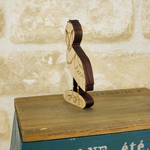 木製 ハシビロコウ 置物 その他インテリア雑貨 抜型屋 通販