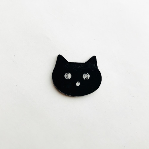 [Brooch]くろねこブローチ 3枚目の画像