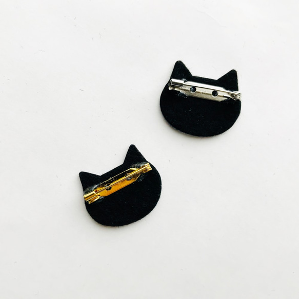 [Brooch]くろねこブローチ 4枚目の画像