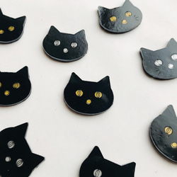 [Brooch]くろねこブローチ 7枚目の画像