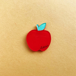 [Brooch]りんごのブローチ 3枚目の画像
