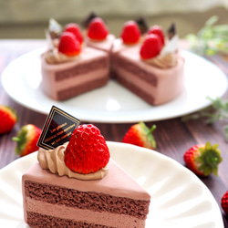 食べられないチョコレートショートケーキ 2枚目の画像