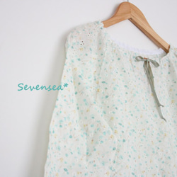 春色のスモックブラウス size:M Sevensea* 1枚目の画像