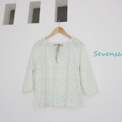 春色のスモックブラウス size:M Sevensea* 5枚目の画像