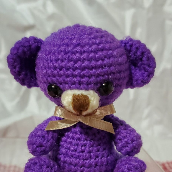 あみぐるみ くまちゃん ベア くまさん ぬいぐるみ ハンドメイド ハンドメイド あみぐるみくまちゃん - メルカリ