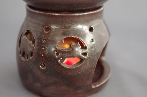 茶香炉または ( アロマポット）(送料無料) 5枚目の画像