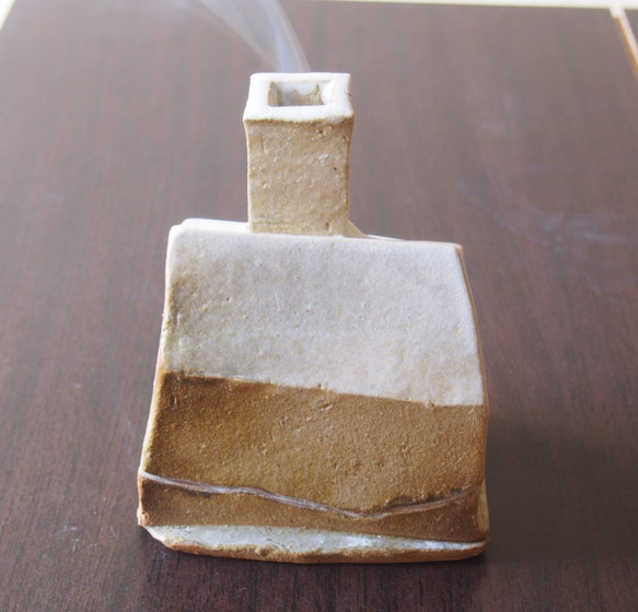 陶　家型香炉(アロマ) 3枚目の画像