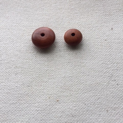 ウッドビーズ（wooden beads）梅　アソートセット　計20個 2枚目の画像