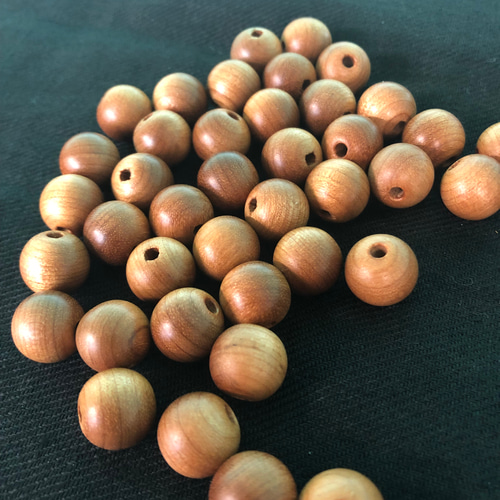 10mm 和桜ウッドビーズ 10pcs ビーズ wood beads 通販 5339784