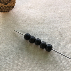 ＊ウッドビーズ（wooden beads）神代水楢　7＊8.1㎜　5pcs 3枚目の画像