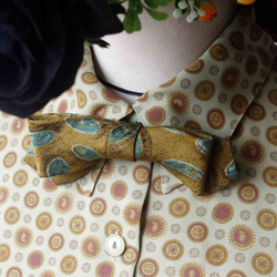 Papa's Bow Tie- 古董布花領帶改製手工領結-四月物語 第3張的照片