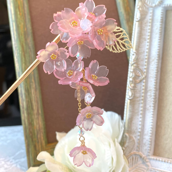 春恋う桜の花簪 2枚目の画像