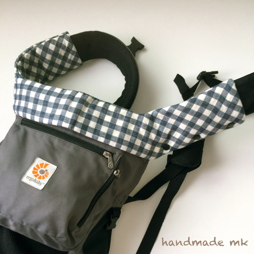 再販】これ1枚でエルゴ首回り全体よだれカバー スタイ・よだれかけ Mka