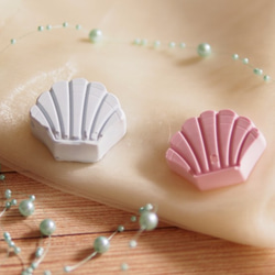 ［海洋貝殼］可愛貝殼造型石膏擴香風口夾 第1張的照片