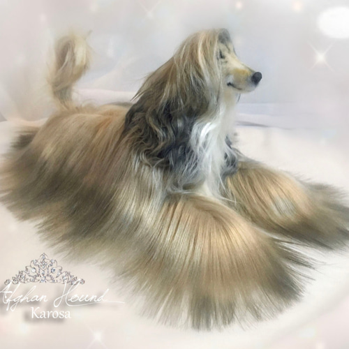 【Belcanto】フェルト羊毛のアフガンハウンド Belcanto】フェルト羊毛のアフガンハウンド Belcanto様専用】フェルト