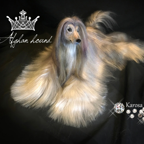 𝐂𝐎𝐂𝐎 𝐏𝐑𝐈𝐍𝐂𝐈𝐂 羊毛フェルト | 新作🐶 1/10アフガン
