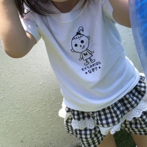 たくらみKIDS★イニシャルと名前入りTシャツ（ベビー／キッズ） 3枚目の画像