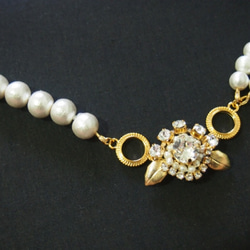 flower pearl bracelet 2枚目の画像