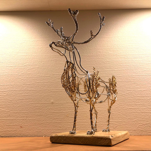 kurry トナカイ　ステンシル　2014ノベルティ トナカイ：Reindeer（紙工作キット） | KeiCraft Online Shop