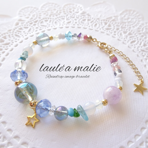 アクセサリー MASU RAINDROP BRACELET (CRYSTAL) MASU(エムエーエスユー)のRAINDROP BRACELET CRYSTALの通販