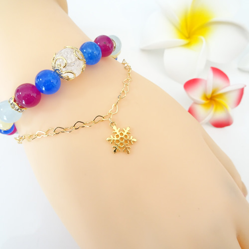 プリンセス❄️アナのイメージカラーブレスレット♡﻿ ブレスレット も 